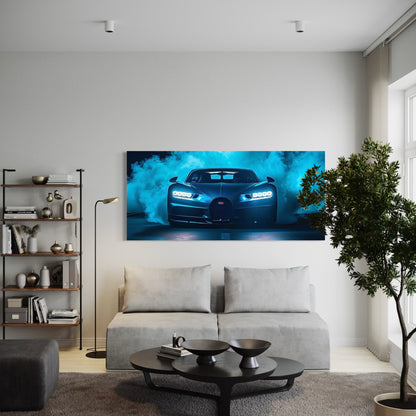 Blue Bugatti