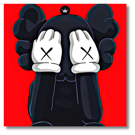 Black & Red Kaws