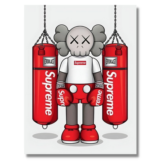 Supreme Boxer Kaws