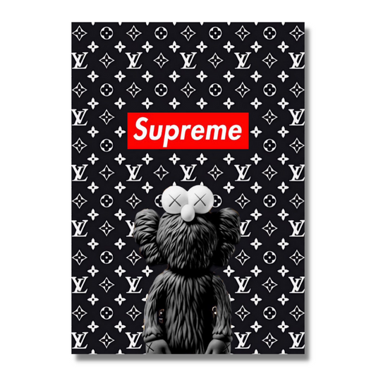 Red Supreme Kaws