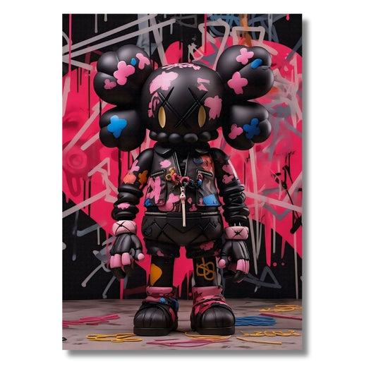 Kaws Pink Graffiti