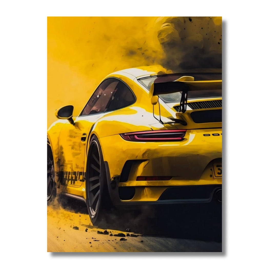 Yellow Porsche