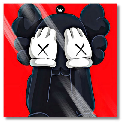 Black & Red Kaws