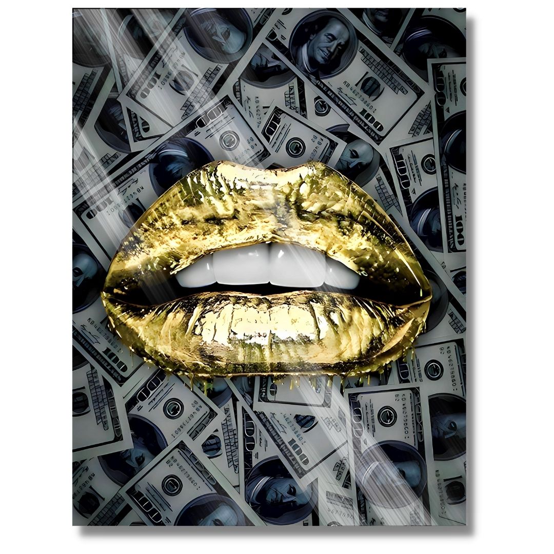 Money Gold Lips