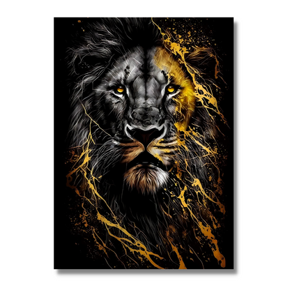 Black & Gold Lion