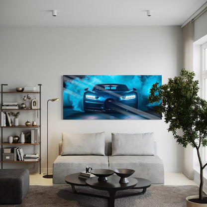 Blue Bugatti