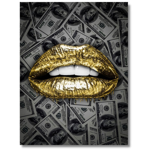 Money Gold Lips