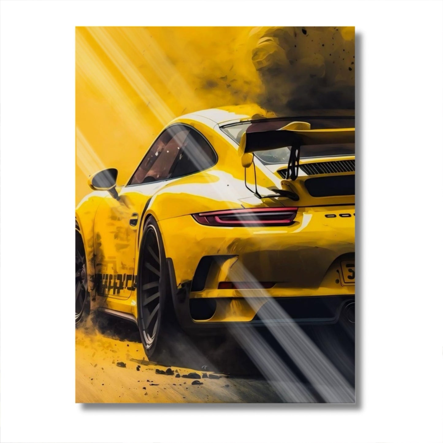 Yellow Porsche