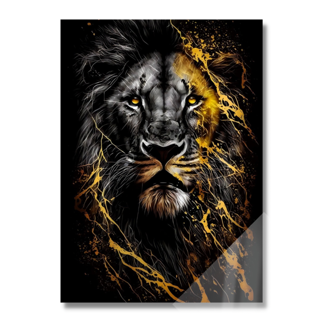 Black & Gold Lion