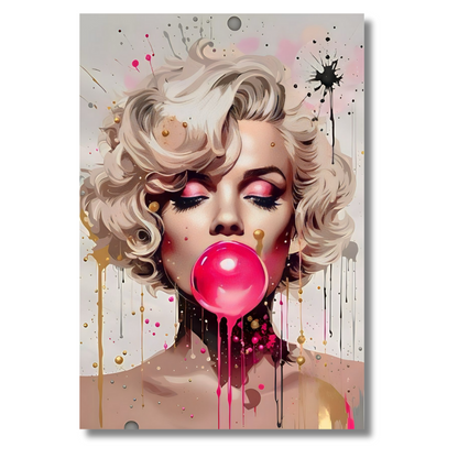 Marilyn Dripping Bubblegum