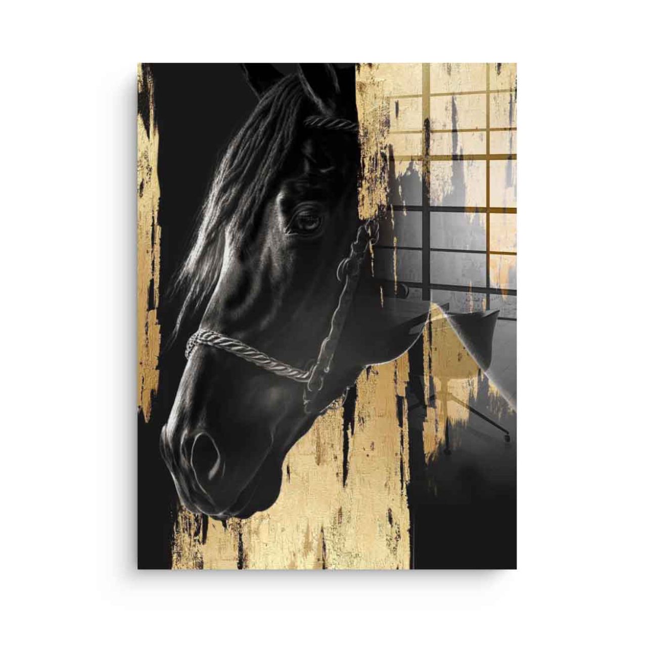 Black & Gold Horse