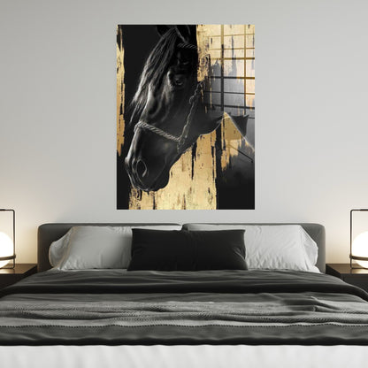 Black & Gold Horse