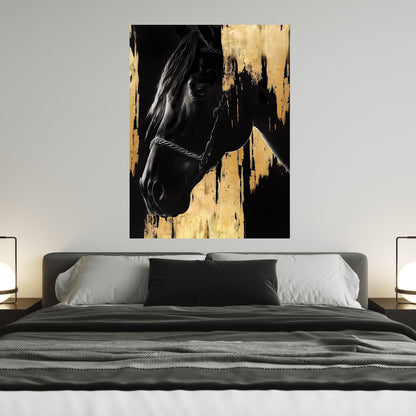 Black & Gold Horse