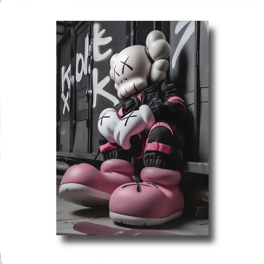 Kaws Pink Sneakers