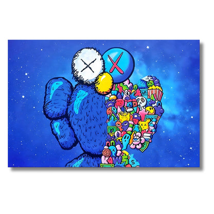 Kaws Half Cartoon