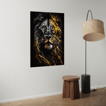 Black & Gold Lion