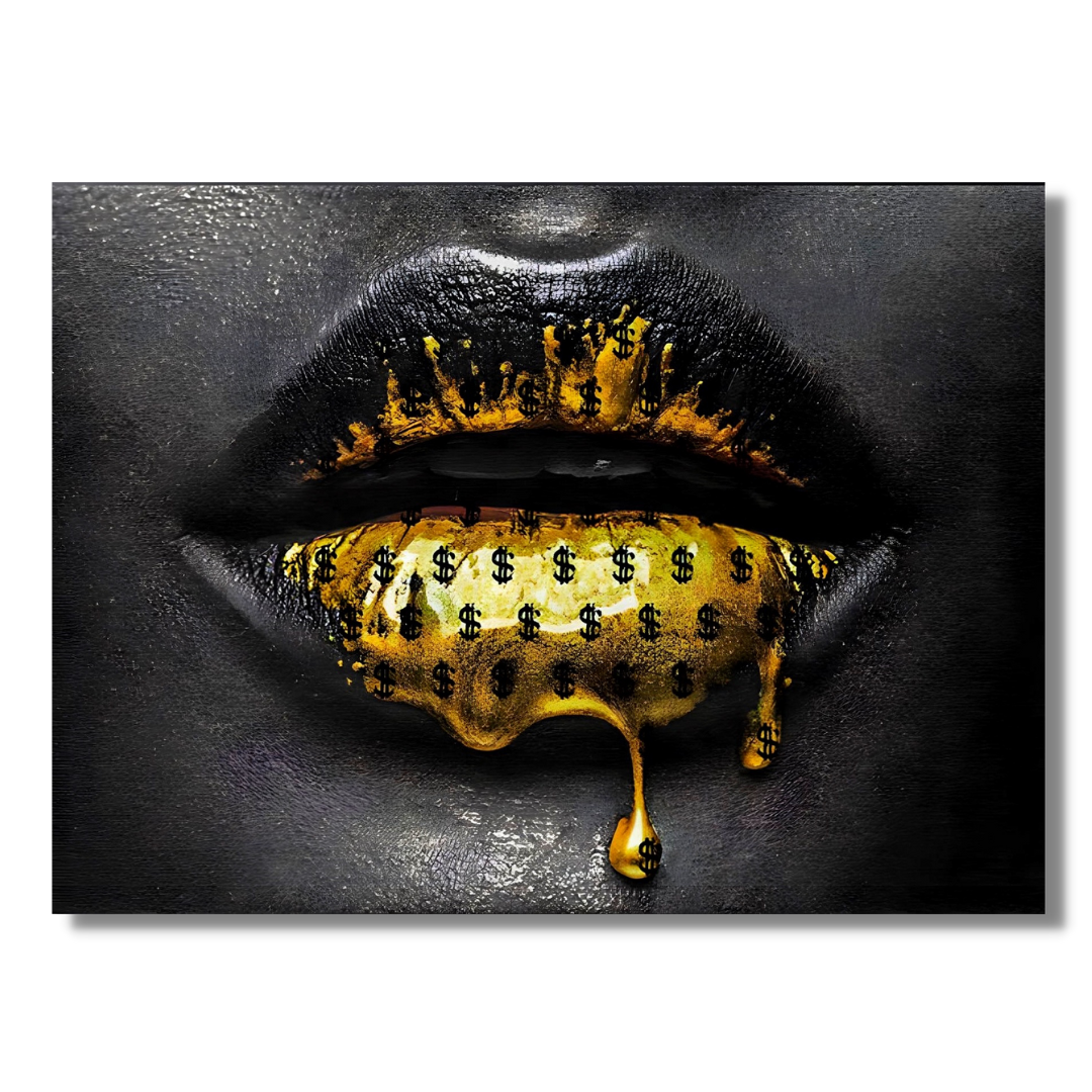 LV Gold Lips